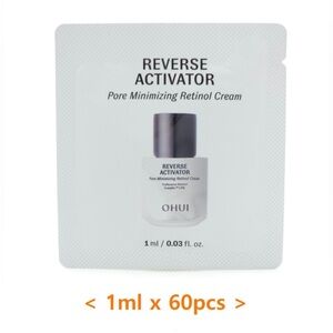 O HUI Reverse Activator Pore Minimizing Retinol Cream 1ml x 60pcs K-Beauty OHUI